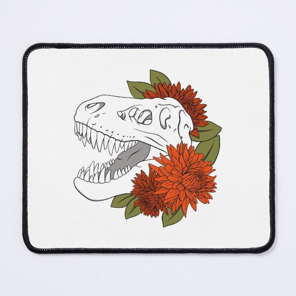 Item preview, Tyrannosaurus and Chrysanthemums  designed and sold by ColGulArt.