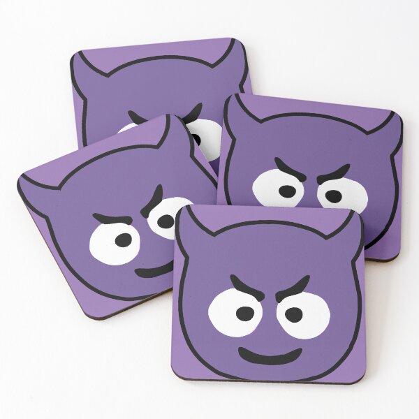 Item preview, Purple Devil Face Cartoon designed and sold by donwillisjrart.