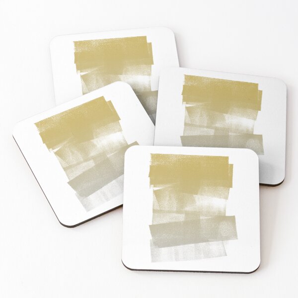 Item preview, Swatch Sample Textured Monoprint - Saffron to Fog Gradient designed and sold by Irene Estelle.