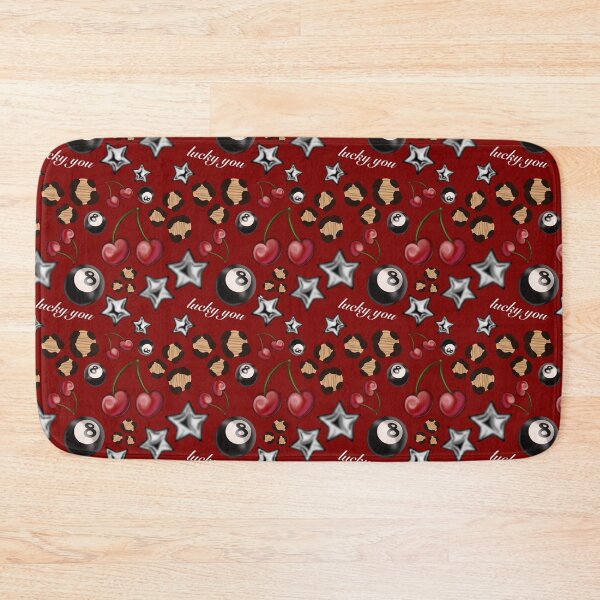Item preview, Red Cherry Lucky 8 Ball Star Leopard Pattern designed and sold by issie kate.