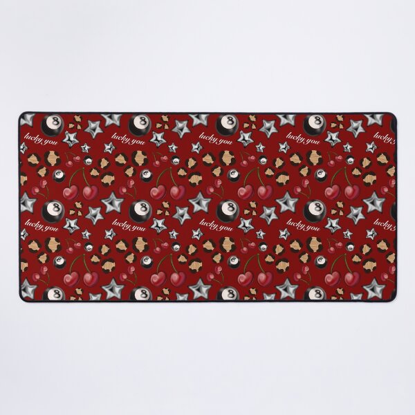 Item preview, Red Cherry Lucky 8 Ball Star Leopard Pattern designed and sold by issie kate.