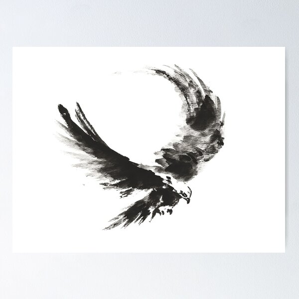 Item preview, Brushstroke Eagle 8 designed and sold by FlaskLab.