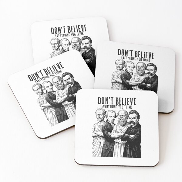 Item preview, Funny Philosophy Don't Believe Everything Philosopher designed and sold by GrandeDuc.