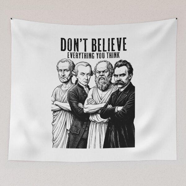 Item preview, Funny Philosophy Don't Believe Everything Philosopher designed and sold by GrandeDuc.