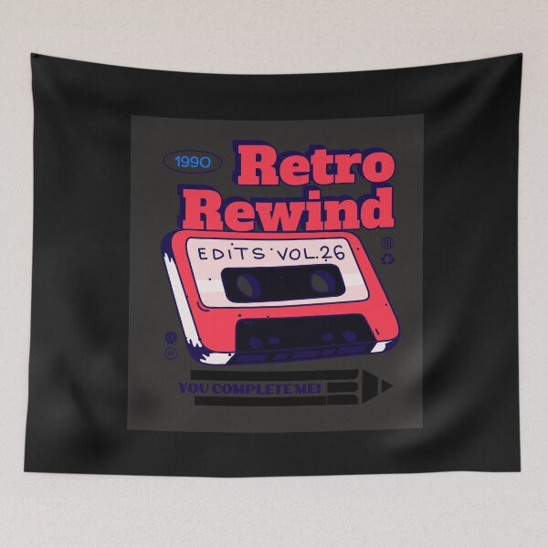 Item preview, Retro Rewind 1990 Cassette Tape Music Lover designed and sold by Tsugraf Designs.