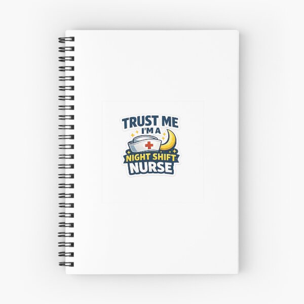Item preview, Trust Me I’m a Night Shift Nurse Funny Nursing Sticker Gift for Nurses designed and sold by Artbysarmina.