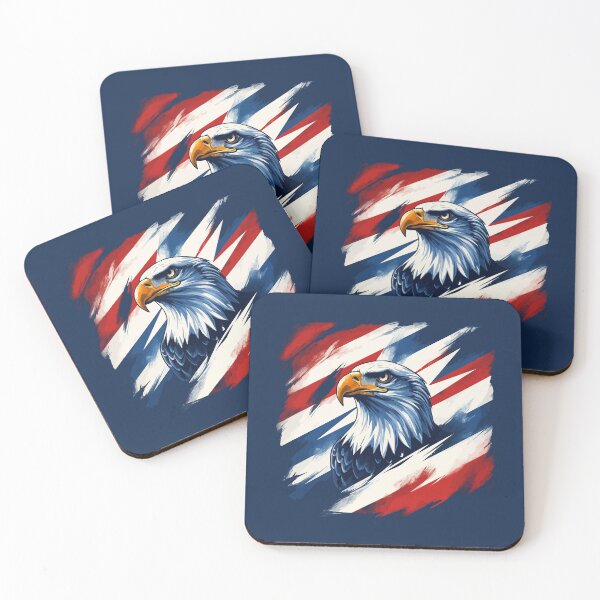 Item preview, Bald eagle / Patriotic pattern designed and sold by Grypis.