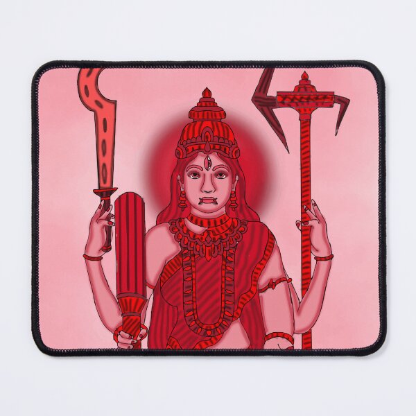 Item preview, Goddess Raktdantika Fierce Artwork – Powerful Hindu Shakti Illustration designed and sold by Harshit_Digital_Arts.