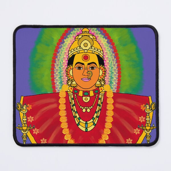 Item preview, Goddess Renuka Divine Artwork – Hindu Spiritual Mother Goddess Art designed and sold by Harshit_Digital_Arts.