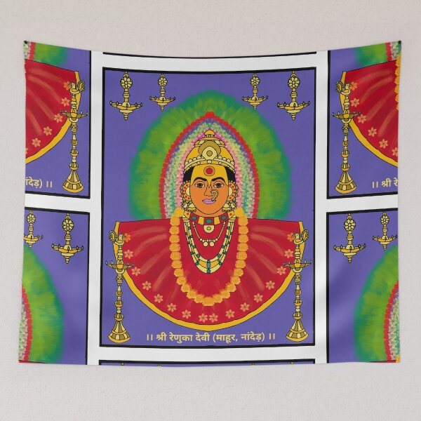 Item preview, Goddess Renuka Divine Artwork – Hindu Spiritual Mother Goddess Art designed and sold by Harshit_Digital_Arts.
