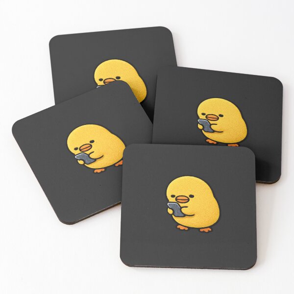 Item preview, Phone Addict Duck – Cute Chibi Duck Smartphone Meme Aesthetic Design designed and sold by ColorSplash123.
