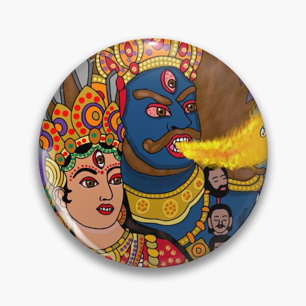 Item preview, Rudra Rudrani Divine Artwork – Shiva Shakti Spiritual Art Design designed and sold by Harshit_Digital_Arts.