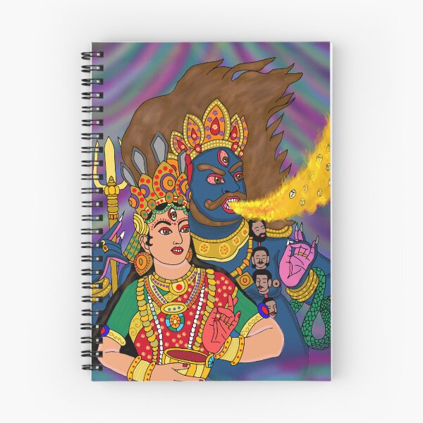 Item preview, Rudra Rudrani Divine Artwork – Shiva Shakti Spiritual Art Design designed and sold by Harshit_Digital_Arts.