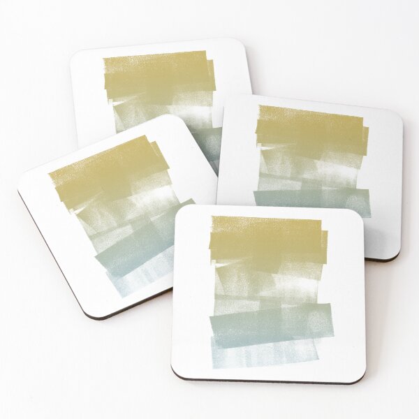 Item preview, Swatch Sample Textured Monoprint - Saffron to Sky Gradient designed and sold by Irene Estelle.