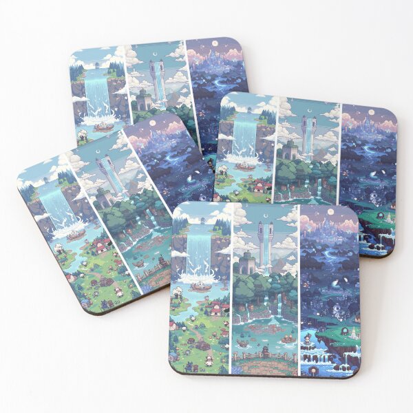 Item preview, Split Screen Fantasy Aesthetic Lofi Design designed and sold by NijiWorld.