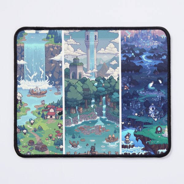 Item preview, Split Screen Fantasy Aesthetic Lofi Design designed and sold by NijiWorld.