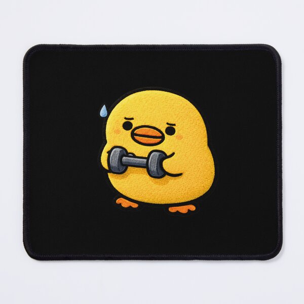 Item preview, Workout Beginner Duck – Cute Chibi Duck Funny Gym Fitness Aesthetic Design designed and sold by ColorSplash123.