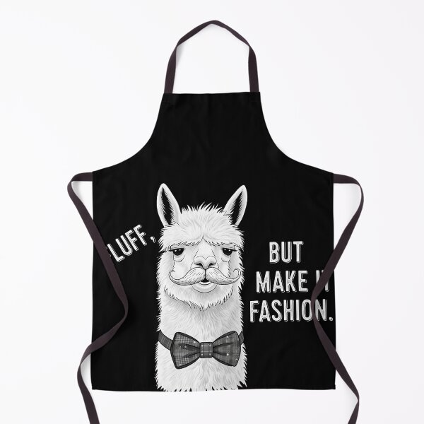 Item preview, Fluff But Make It Fashion Llama designed and sold by SillyPawsStudio.
