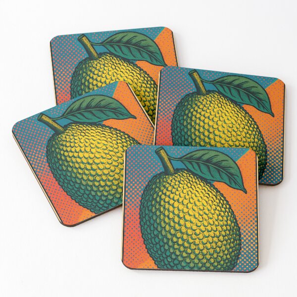 Item preview, Retro Pop Art Jackfruit | Vibrant Tropical Fruit Illustration | Bold Exotic Food Aesthetic Design designed and sold by PaintedPixels01.