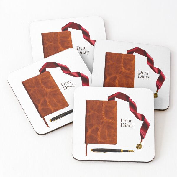 Item preview, Dear Diary Vintage Journal With Ribbon And Pen designed and sold by Amanda's Factory.