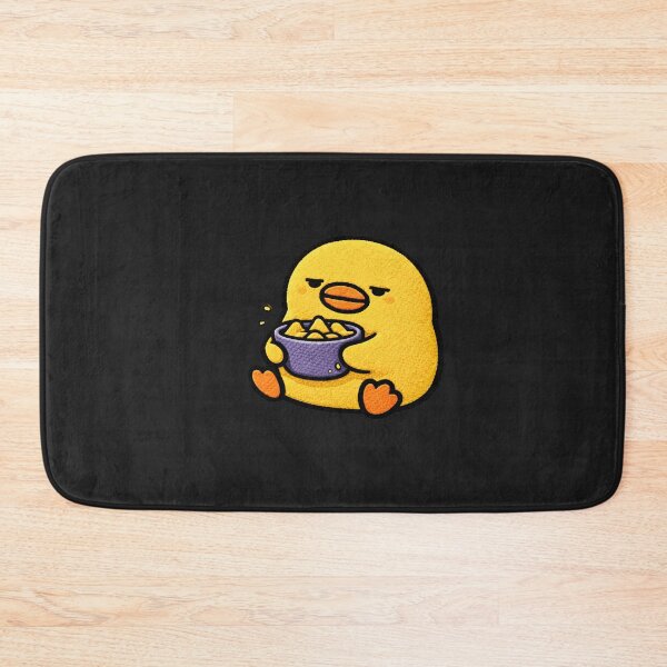 Item preview, Lazy Snack Duck – Cute Chibi Duck Funny Food Kawaii Aesthetic Design designed and sold by ColorSplash123.