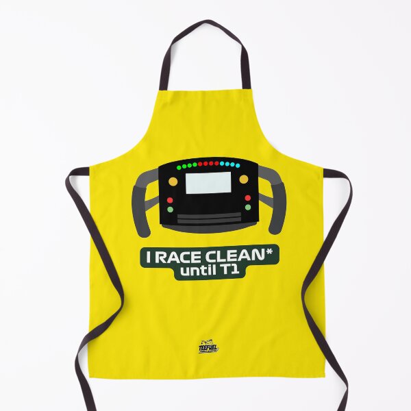 Item preview, I Race Clean Until T1 Design | Sim Racing Motorsport Humor designed and sold by TeeFuel.