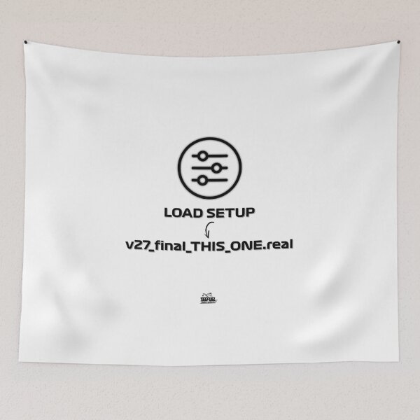 Item preview, Sim Racing Setup v27 Design | Racing Setup Motorsport Meme designed and sold by TeeFuel.