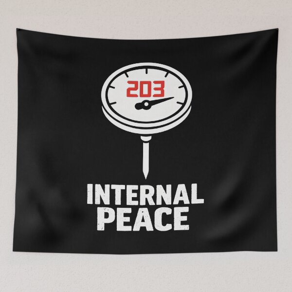 Item preview, Internal Peace 203 Degrees BBQ Pitmaster Smoked Meat designed and sold by SplashTastic.
