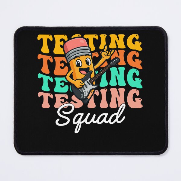 Item preview, Funny Rock Star Testing Squad Pencil Retro Teacher designed and sold by KroghDs.