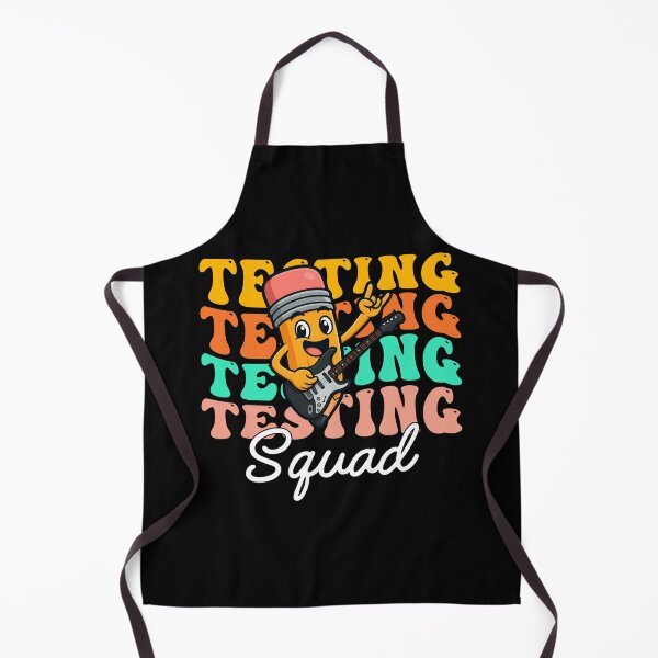 Item preview, Funny Rock Star Testing Squad Pencil Retro Teacher designed and sold by KroghDs.