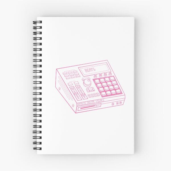 Artikelvorschau, MPC Beat Machine Hip-Hop-Produzenten-T-Shirt (Cyclamen Pink Lines) – Boom Bap Sampler Beatmaker Streetwear T-Shirt entworfen und verkauft von analogdigitalvz.