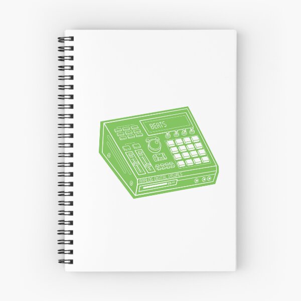 Item preview, MPC Beat Machine Hip Hop Producer Tee (White Lines + Apple Green Drop Shadow) – Boom Bap Sampler Beatmaker Streetwear T-Shirt designed and sold by analogdigitalvz.