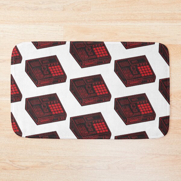 Item preview, MPC Beat Machine Hip Hop Producer Tee (Red Lines + Raisin Black Drop Shadow) – Boom Bap Sampler Beatmaker Streetwear T-Shirt designed and sold by analogdigitalvz.