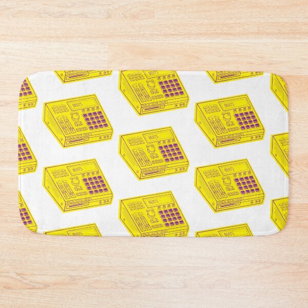 Item preview, MPC Beat Machine Hip Hop Producer Tee (Violet Lines + Yellow Rose Drop Shadow) – Boom Bap Sampler Beatmaker Streetwear T-Shirt designed and sold by analogdigitalvz.