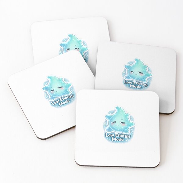 Item preview, Low Energy Mode Cute Ghost Sticker, Kawaii Lazy Mood Design, Funny Introvert Quote, Soft Aesthetic Character designed and sold by Artbysarmina.