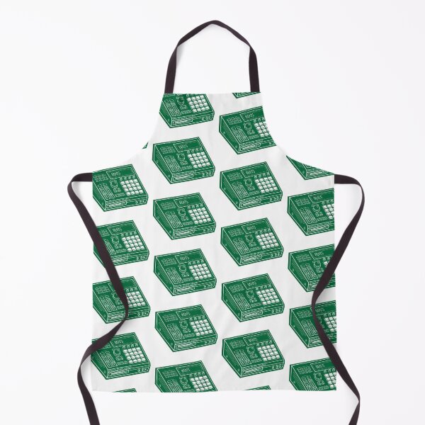 Item preview, MPC Beat Machine Hip Hop Producer Tee (White Lines + Cadmium Green Drop Shadow) – Boom Bap Sampler Beatmaker Streetwear T-Shirt designed and sold by analogdigitalvz.