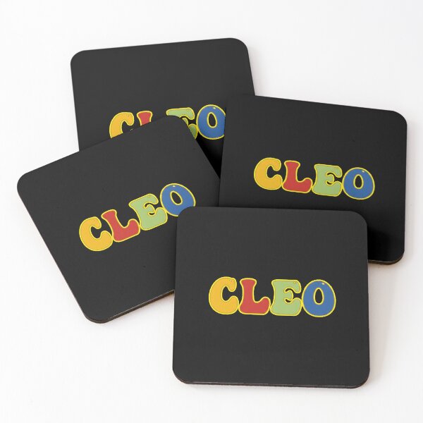 Item preview, ❤️ Cleo Personalized Name Wavy Retro Shirt, Coffee Mug, Sticker Gift designed and sold by HelixPedia.