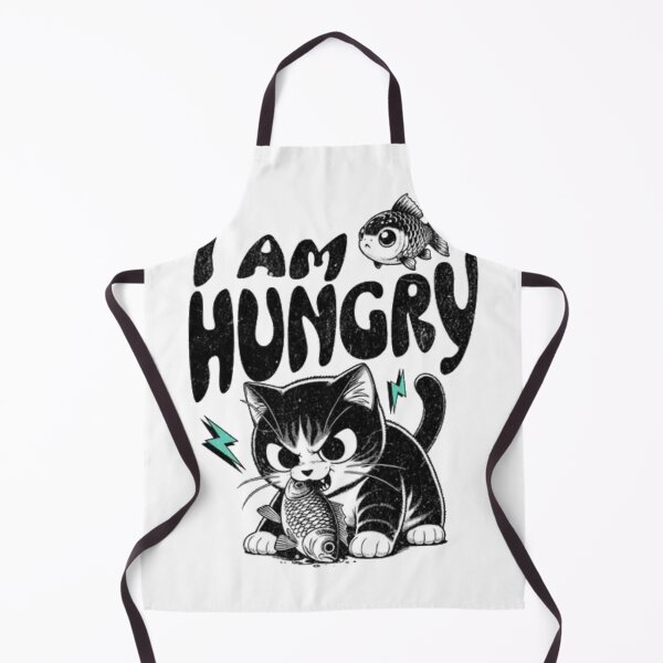 Item preview, I Am Hungry Cat - Funny Feed Me Dramatic Kitten designed and sold by GenZFashion000.