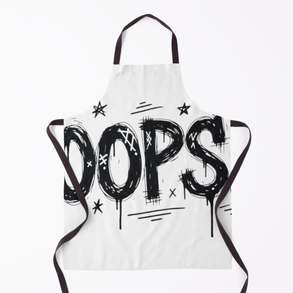Item preview, OOPS Punk Zine Aesthetic Shirt – Black Ink Doodle designed and sold by CoolEnthusias.