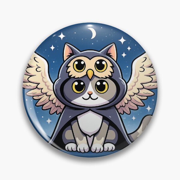 Item preview, Cowl (Cat + Owl) designed and sold by Digipeel.