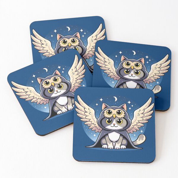 Item preview, Cowl (Cat + Owl) designed and sold by Digipeel.