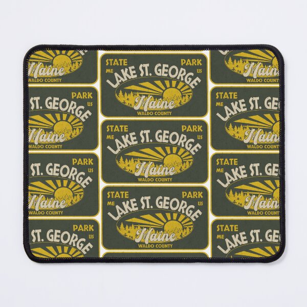 Item preview, Lake St. George State Park, Waldo County, Maine, badge design designed and sold by Wanderful-roads.