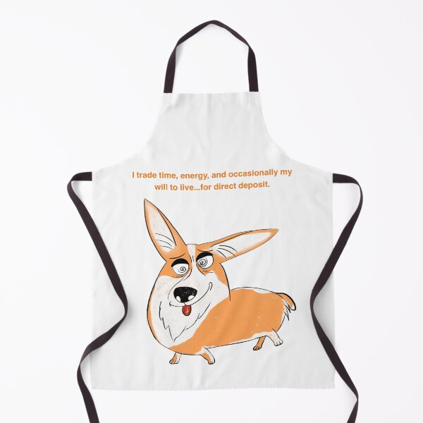Item preview, exhausted corgi designed and sold by MirelaBadea.