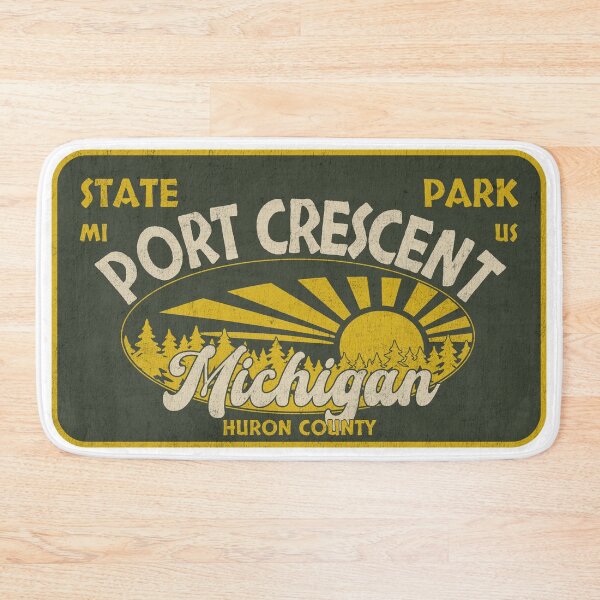 Item preview, Port Crescent State Park, Huron County, Michigan, badge design designed and sold by Wanderful-roads.