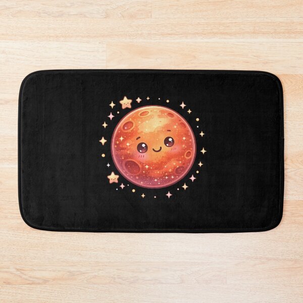 Item preview, Cute Mars Planet Kawaii designed and sold by redsharkuk.