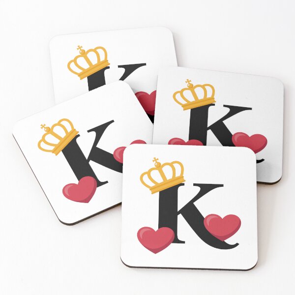 Item preview, King of Hearts Crowned K Emblem designed and sold by JPees.