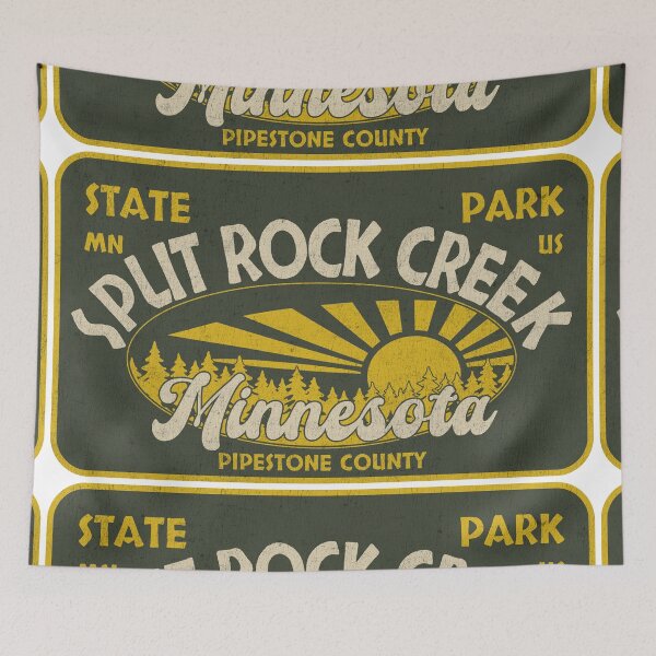 Item preview, Split Rock Creek State Park, Pipestone County, Minnesota, badge design designed and sold by Wanderful-roads.