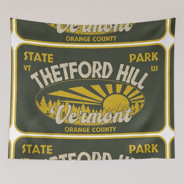 Item preview, Thetford Hill State Park, Orange County, Vermont, badge design designed and sold by Wanderful-roads.