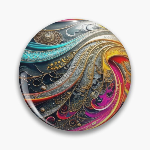 Item preview, Vibrant Celestial Filigree Abstract designed and sold by KingRito.
