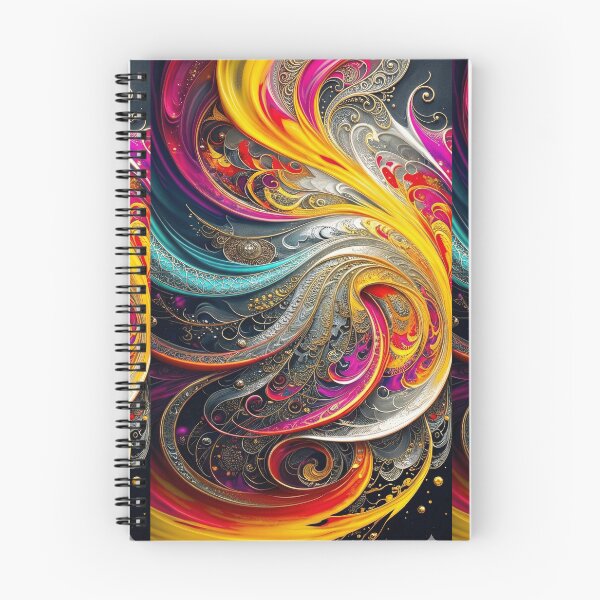 Item preview, Vibrant Celestial Filigree Abstract designed and sold by KingRito.